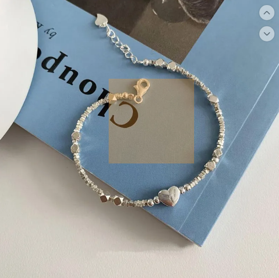 Silver Love Square Bracelet