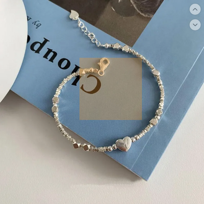 Silver Love Square Bracelet