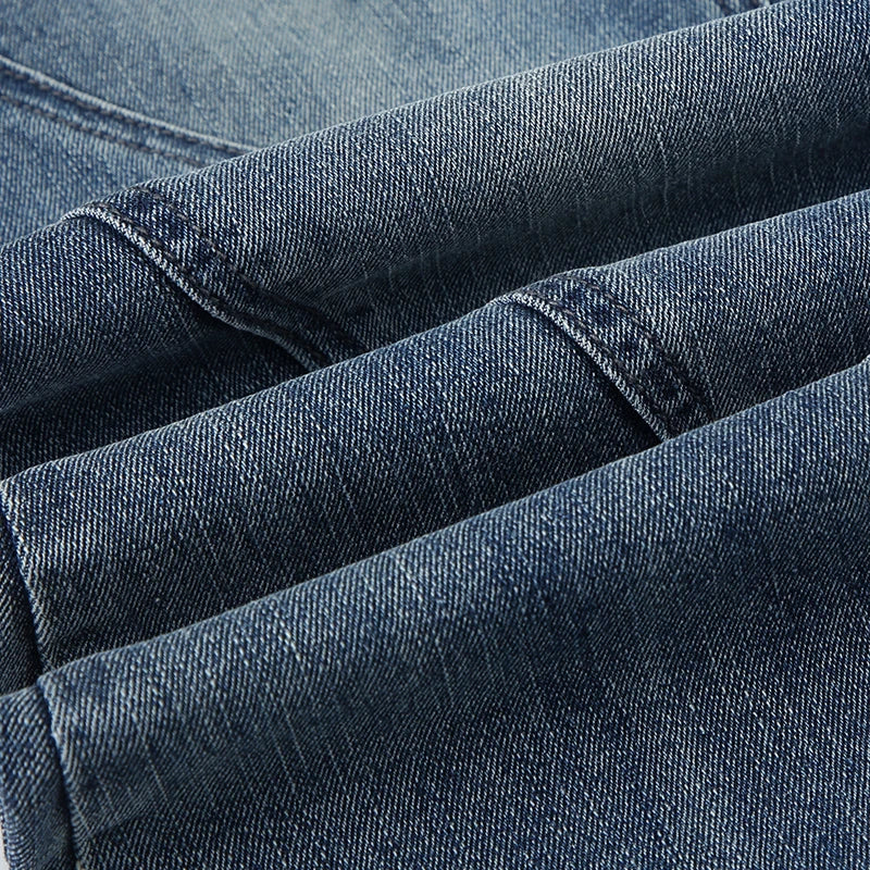 Y2k Low Waisted Washed Flare Jeans Korean Blue Slim Fit Denim Pants Lady Boot Cut Trousers