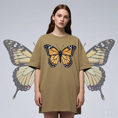 Appliqué Cotton Loose Fit T-shirt