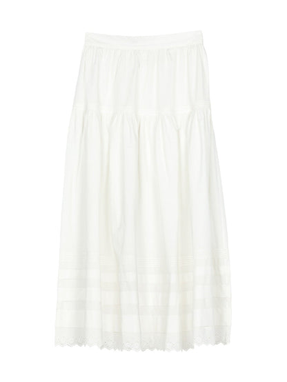 Sebastiane Cotton Midi-skirt