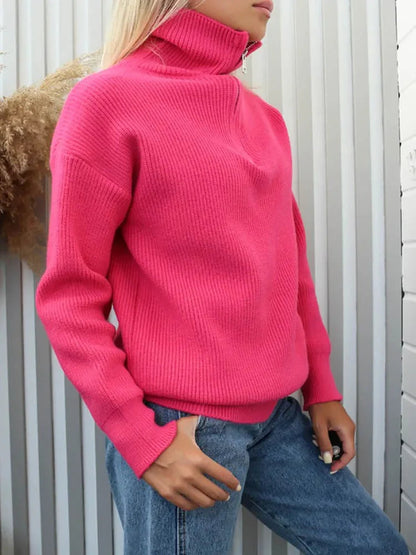 Zip Up Comfy Sweater