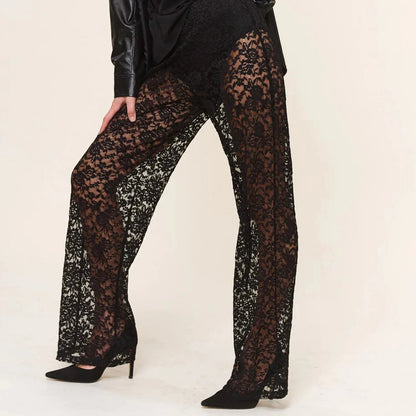 Sheer Lace Transparent Halloween Pants