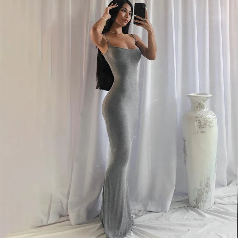 Bodycon Maxi Sleeveless Backless Party Club Sun Birthday Midi Dresses