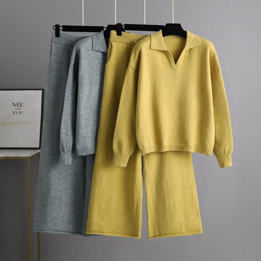 Ailani Sweater + Pants Suit