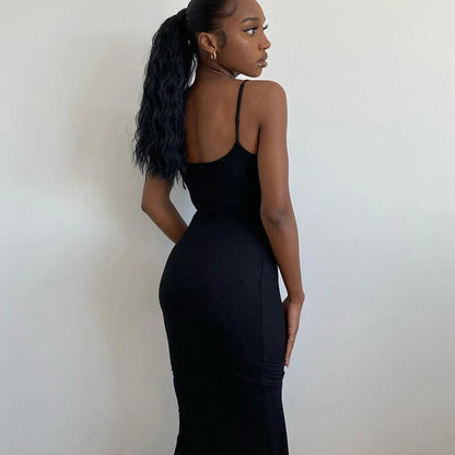 Bodycon Maxi Sleeveless Backless Party Club Sun Birthday Midi Dresses