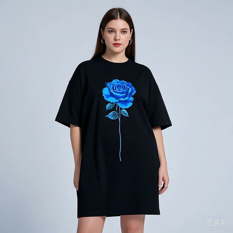 Long Style Cotton T-shirt