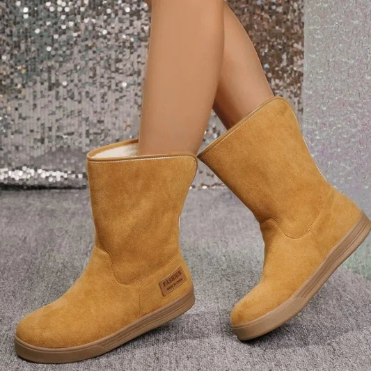 Cozy Comfortable Warm Simple Versatile Mid-calf Snow Boot