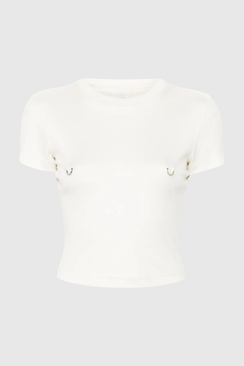 Siesen Piercing-embellished T-shirt - White