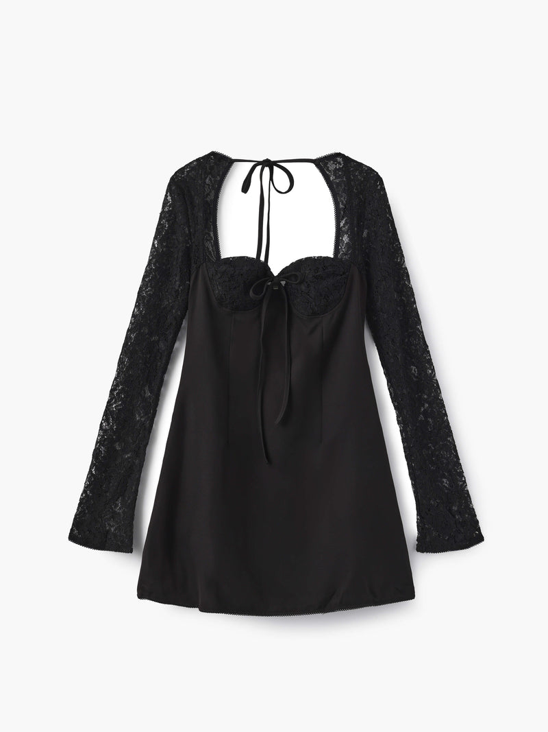 Louise Mini Dress With Lace Details