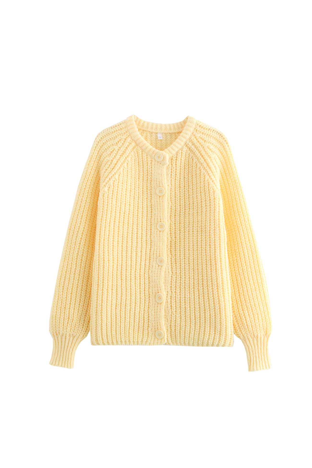 Color Botton Down Cardigan