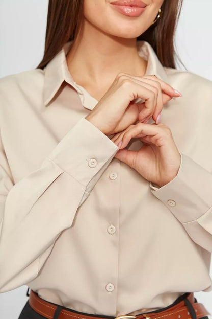 Color Slim Fit Blouse