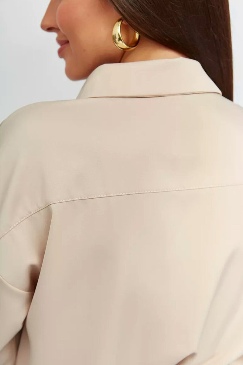 Color Slim Fit Blouse