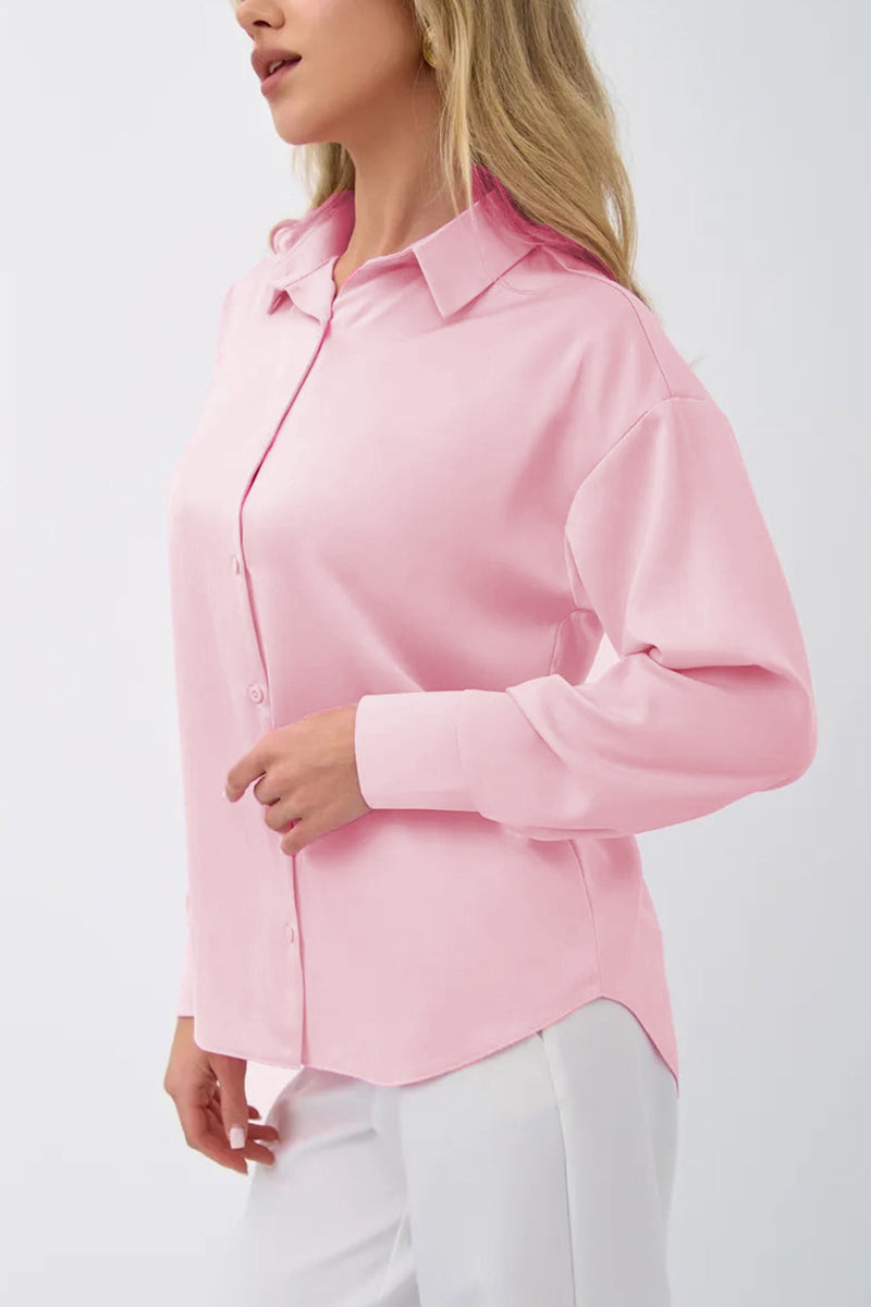 Color Slim Fit Blouse