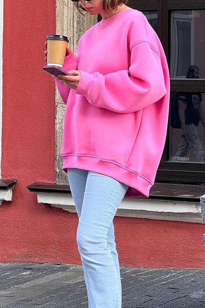 Crew Neck Oversize Sweatshirt