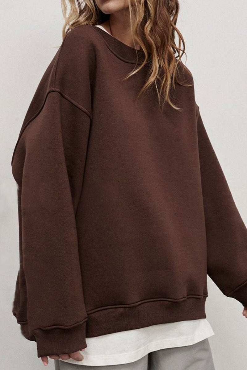 Crew Neck Oversize Sweatshirt