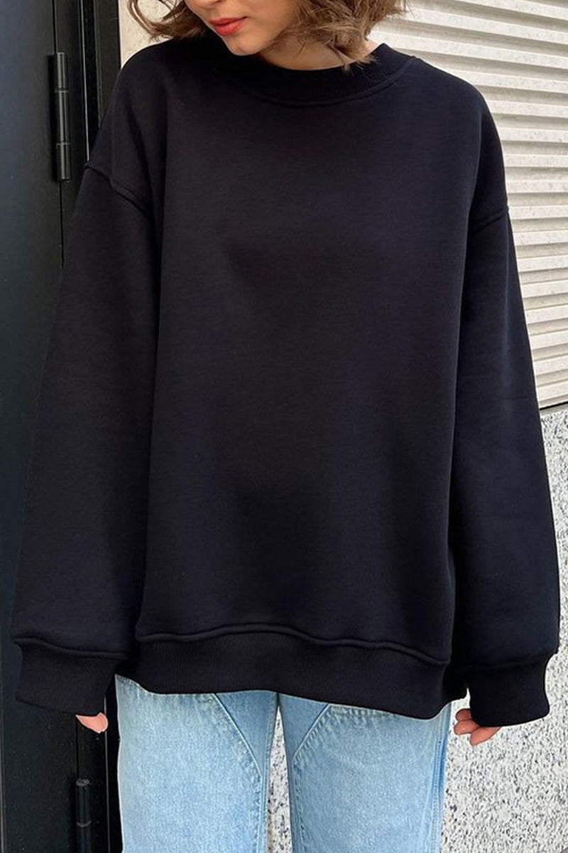 Crew Neck Oversize Sweatshirt
