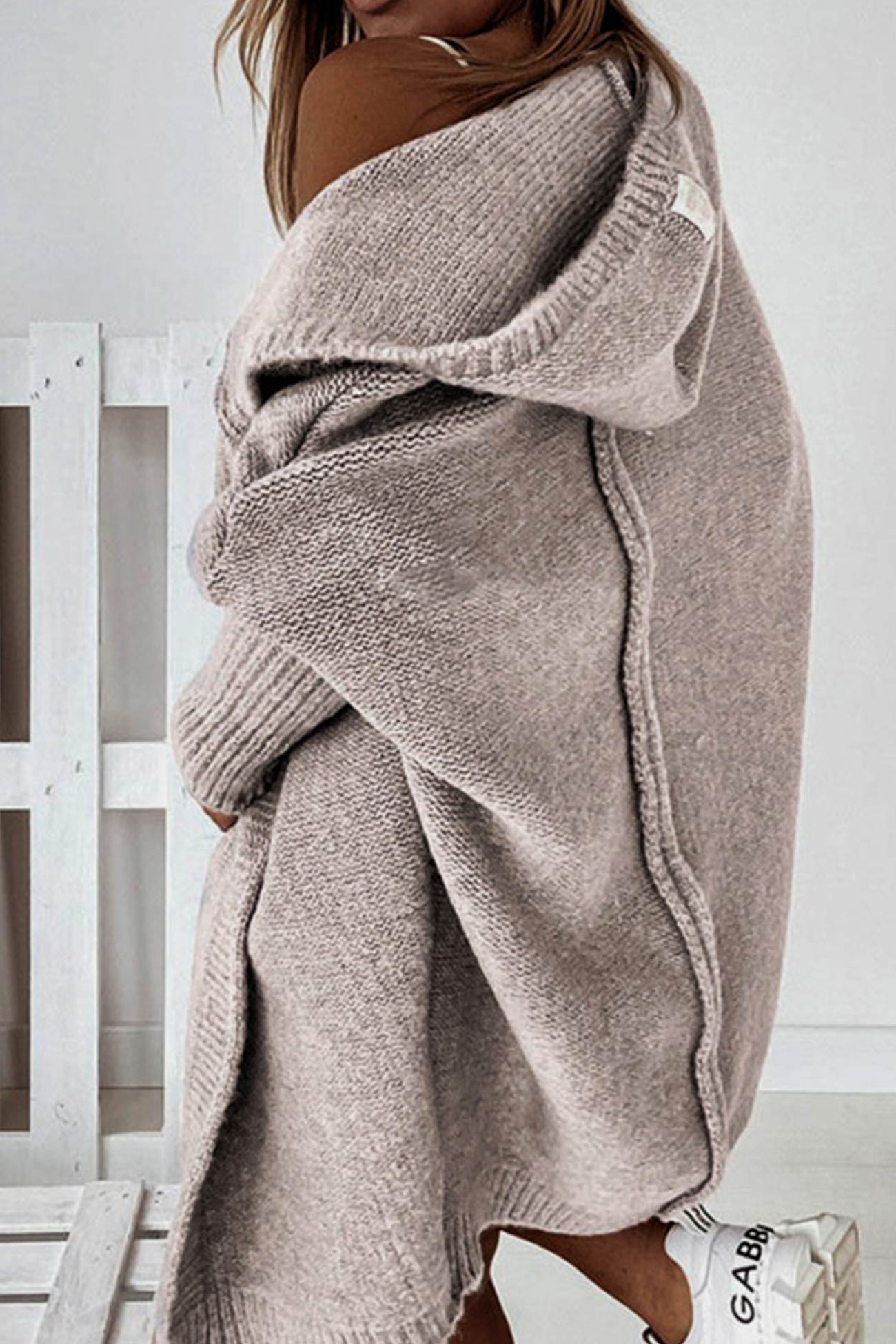 Open Front Hoodie Cardigan
