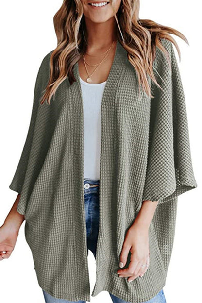 Half Sleeve Wrap Cardigan