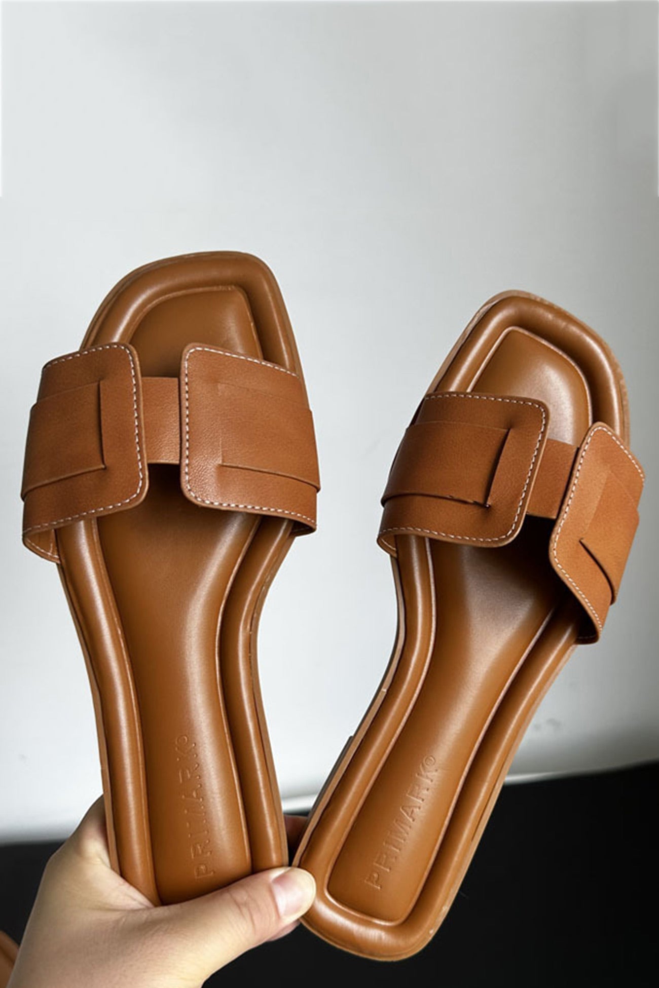 Pu Flat Sandals