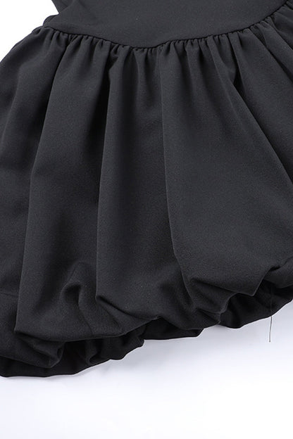 Square Neck Corset Tutu Mini Dress