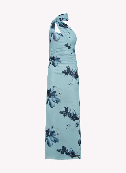 Carlotta Maxi Dress - Blue Black