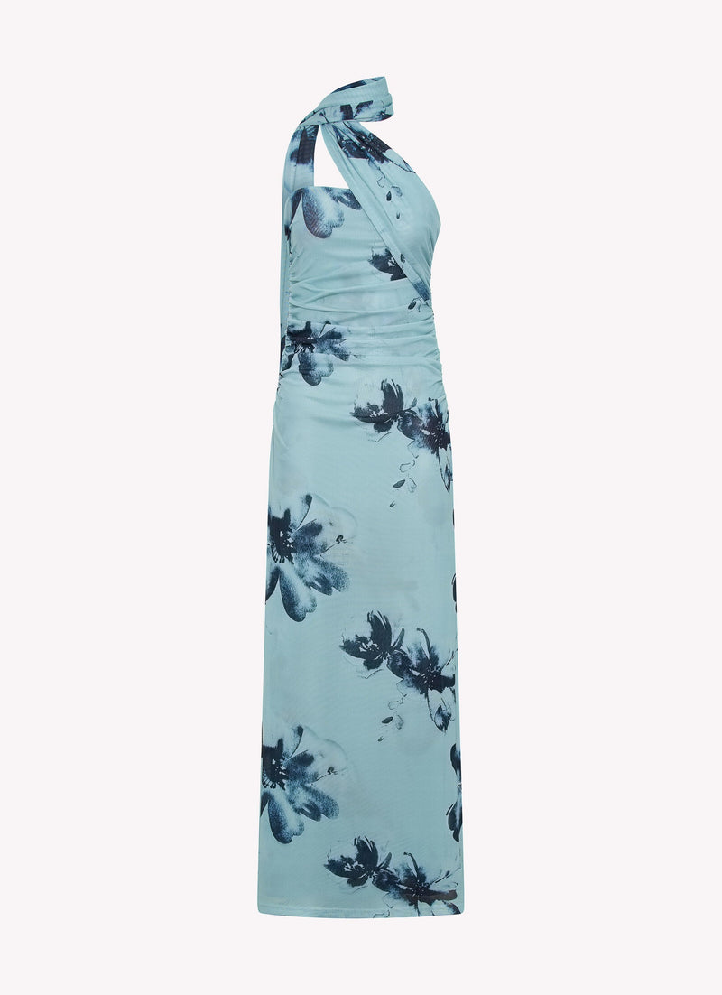 Carlotta Maxi Dress - Blue Black