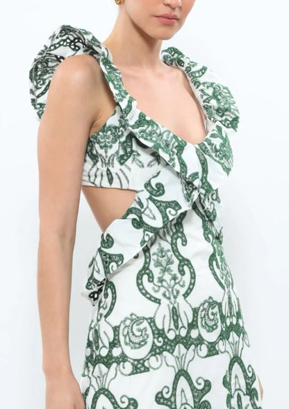 Haven | Ruffled Maxi Dress