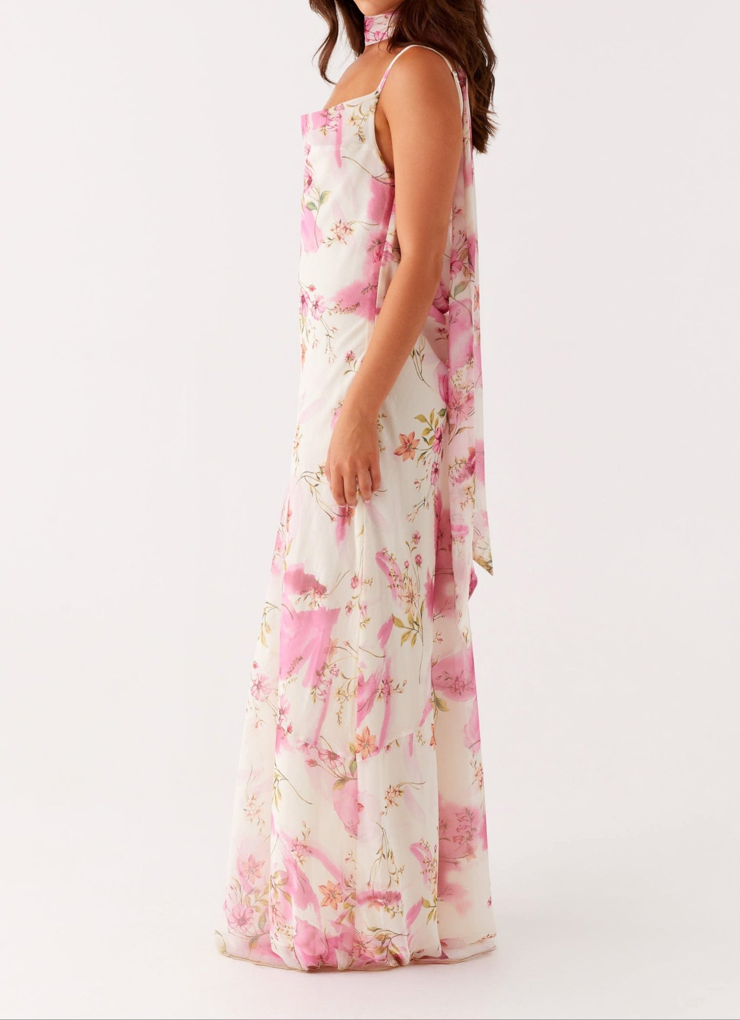 Orsola Maxi Dress - Ivory Print