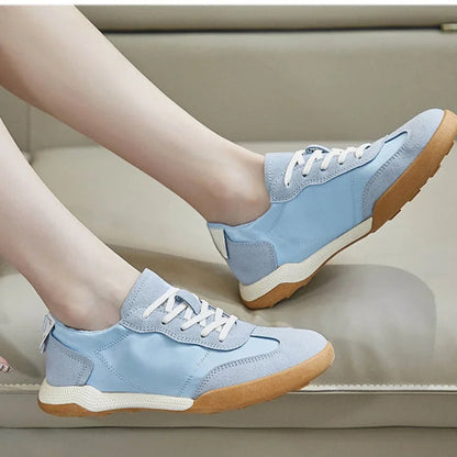 Spring Autumn New Running Sneakers Flat Breathable Student Female Walking Shoes Light Weight Trainers