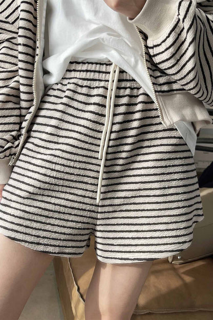 Striped Loose Shorts