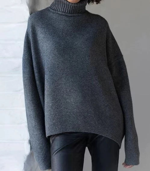 Thickened Knitwear Loose Turtleneck Warm Pullover Sweater