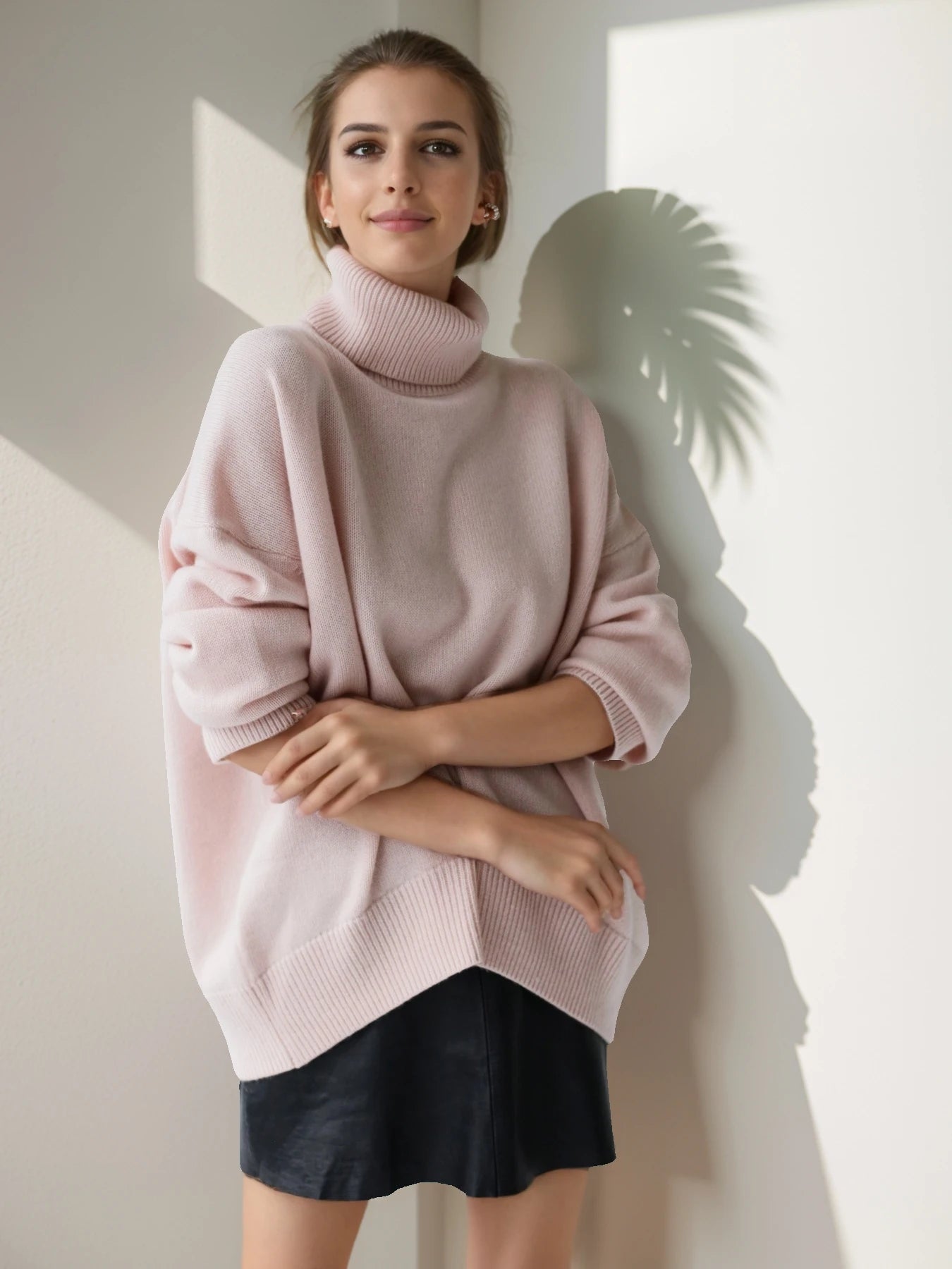 Thickened Knitwear Loose Turtleneck Warm Pullover Sweater