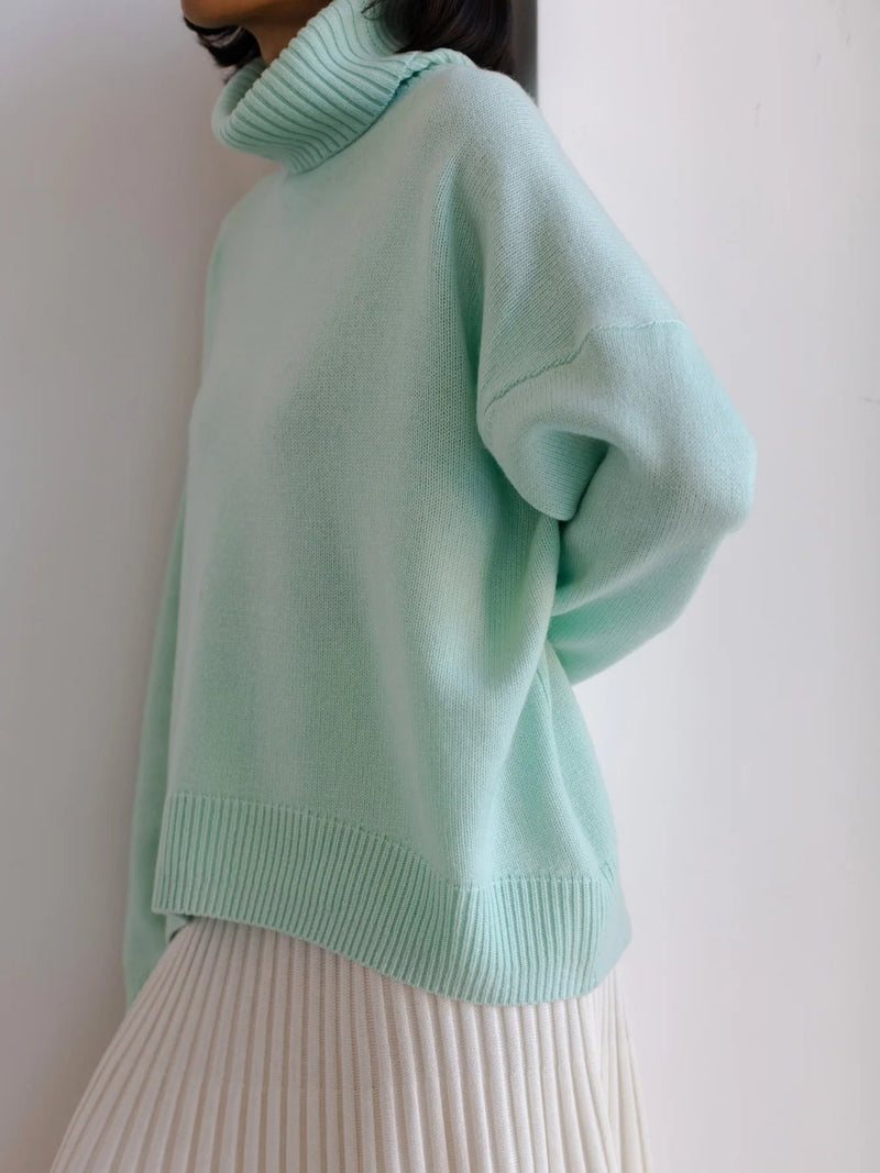 Thickened Knitwear Loose Turtleneck Warm Pullover Sweater