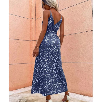 Backless Bandage Beach Black Sleeveless Midi Dresses