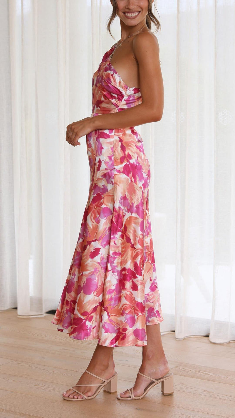 Sophie | One Shoulder Midi Dress