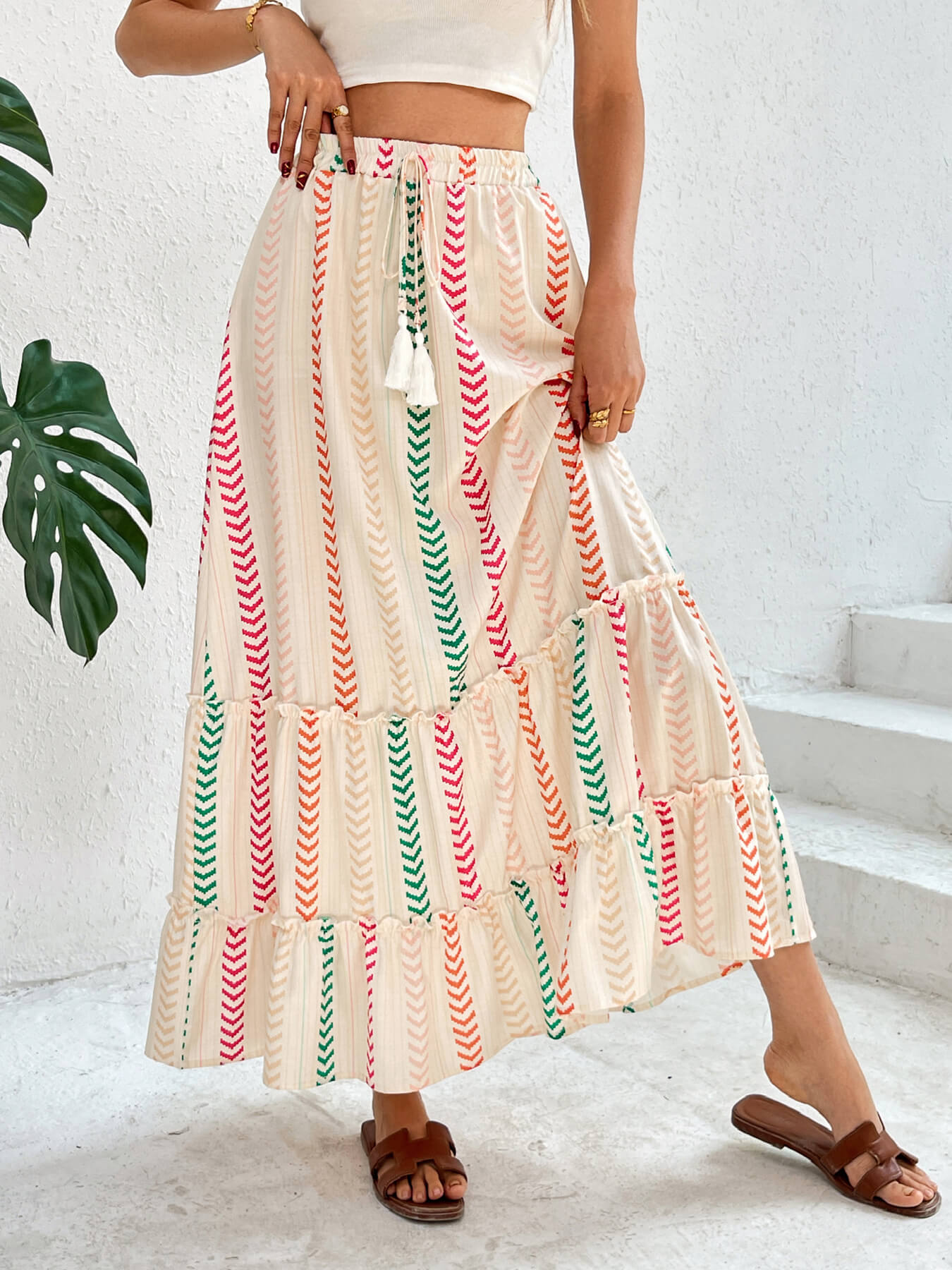 Sutton High Waisted Maxi Skirt