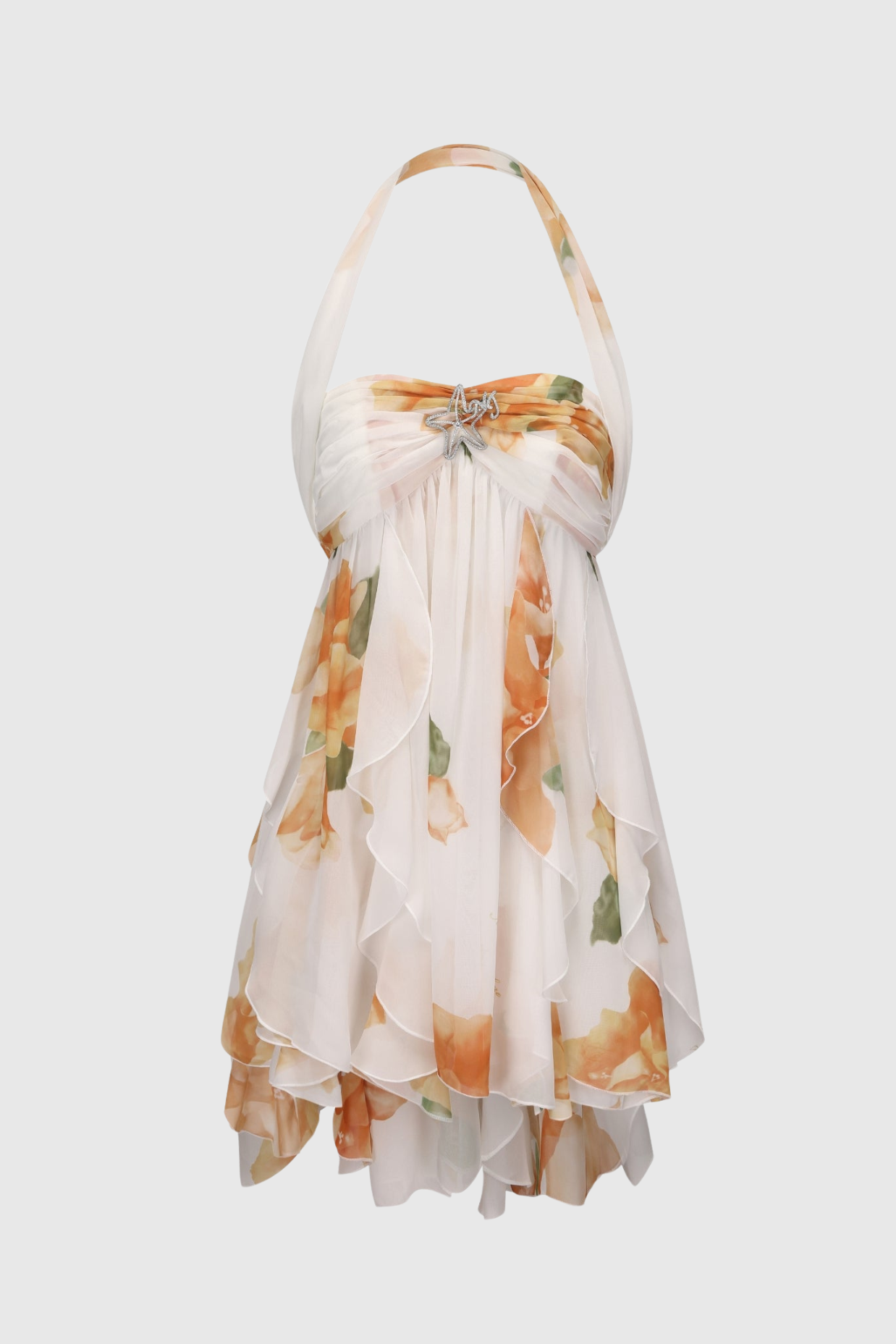 Takala Halter Backless Mini Dress