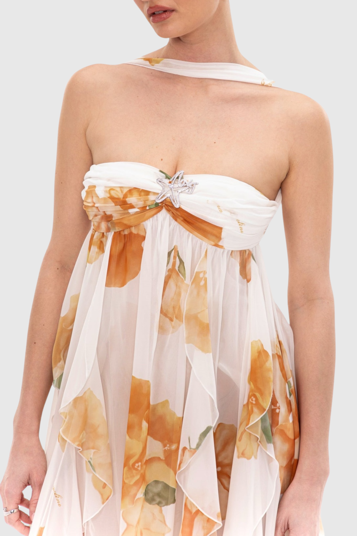 Takala Halter Backless Split Maxi Dress