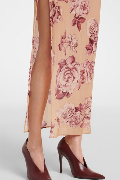 Taysia Strapless Ruched Midi Dress