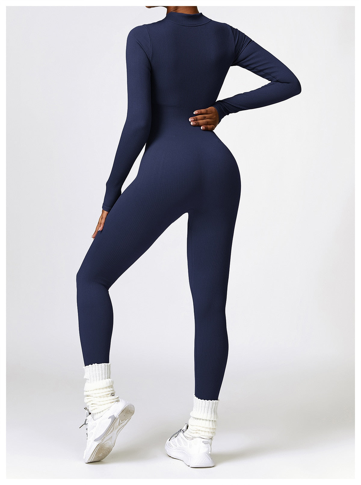 Serena - Zip Up Jumpsuit Long Sleeve