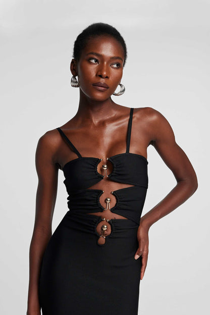 Tessacutout Spaghetti Maxi Dress