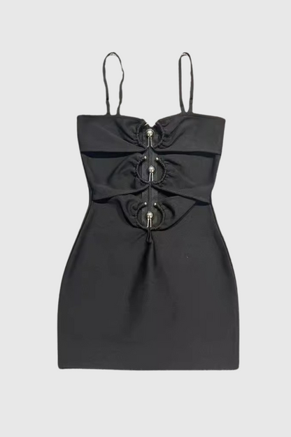 Tessa Cutout Spaghetti Mini Dress