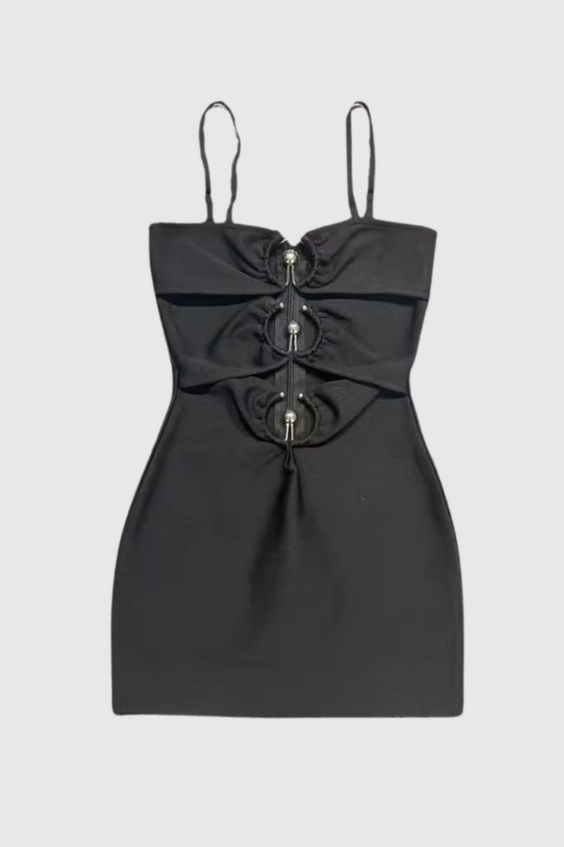 Tessa Cutout Spaghetti Mini Dress