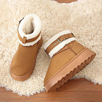Thick Bottom Fleece-lined Stylish Warm Cozy Snow Boot
