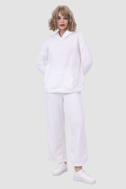 Two-piece Color Hooded Sweater