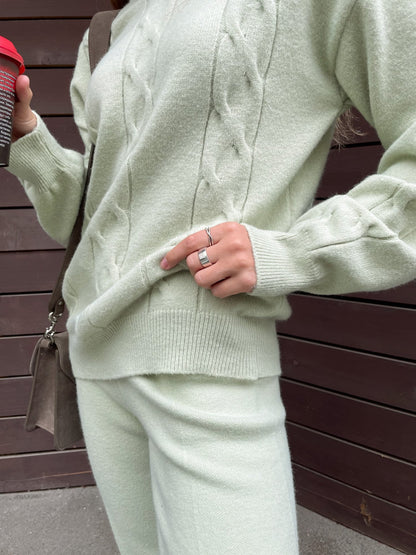 Brooklyn Sweater + Pants Suit