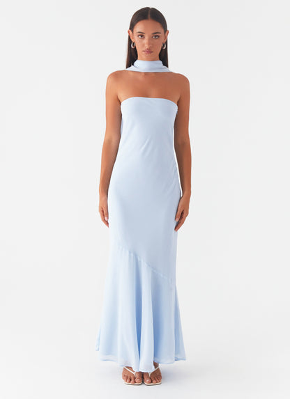 Po Under the Pagoda Maxi Dress - Blue