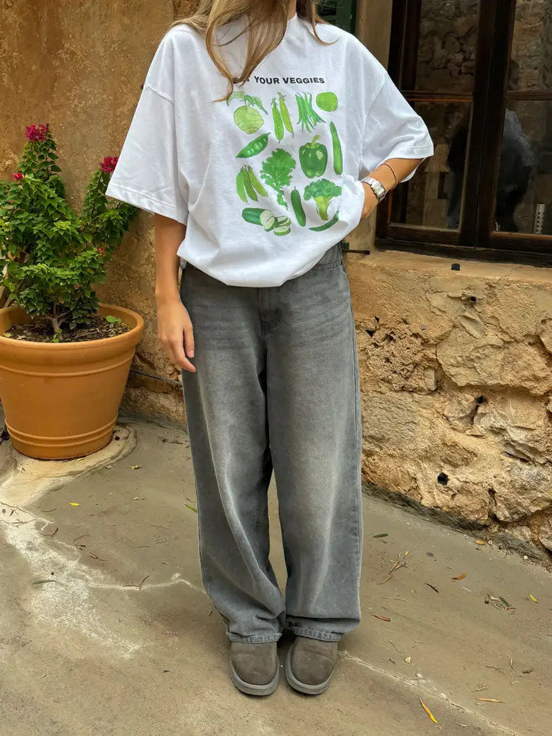 Vegetable Graphic T-shirt