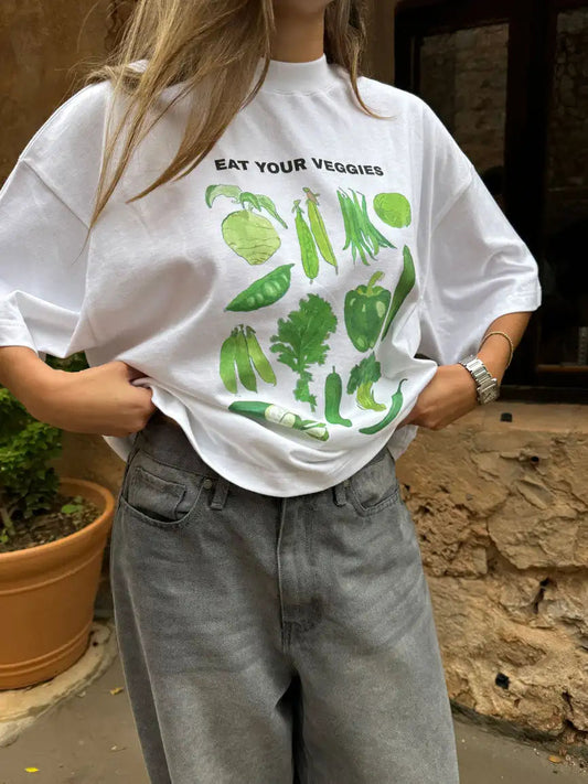 Vegetable Graphic T-shirt